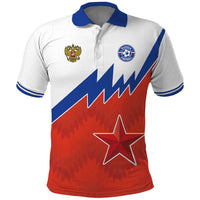 Personalized Russia Football Polo Shirt The National Team Go Champion - Wonder Print Shop