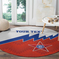Personalized Russia Football Round Carpet The National Team Go Champion - Wonder Print Shop