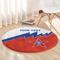 Personalized Russia Football Round Carpet The National Team Go Champion - Wonder Print Shop