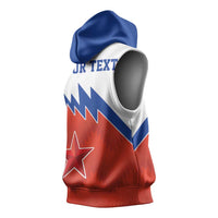 Personalized Russia Football Sleeveless Hoodie The National Team Go Champion - Wonder Print Shop