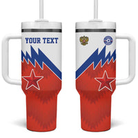Personalized Russia Football Tumbler With Handle The National Team Go Champion - Wonder Print Shop