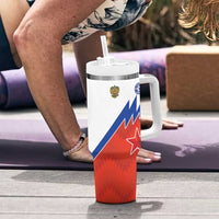 Personalized Russia Football Tumbler With Handle The National Team Go Champion - Wonder Print Shop