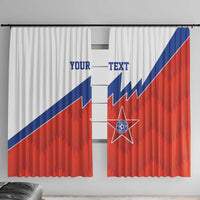 Personalized Russia Football Window Curtain The National Team Go Champion - Wonder Print Shop