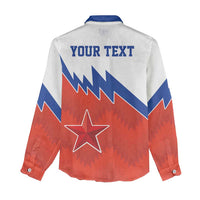 Personalized Russia Football Women Casual Shirt The National Team Go Champion - Wonder Print Shop
