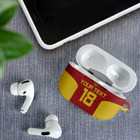 Custom Russia Football AirPods Case Nashi Parni Khokhloma Style - Red - Wonder Print Shop