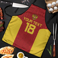 Custom Russia Football Apron Nashi Parni Khokhloma Style - Red - Wonder Print Shop