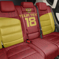 Custom Russia Football Back Car Seat Cover Nashi Parni Khokhloma Style - Red - Wonder Print Shop