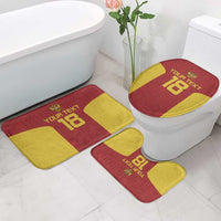 Custom Russia Football Bathroom Set Nashi Parni Khokhloma Style - Red - Wonder Print Shop