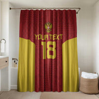 Custom Russia Football Bathroom Set Nashi Parni Khokhloma Style - Red - Wonder Print Shop