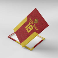 Custom Russia Football Canvas Wall Art Nashi Parni Khokhloma Style - Red - Wonder Print Shop