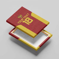 Custom Russia Football Canvas Wall Art Nashi Parni Khokhloma Style - Red - Wonder Print Shop