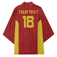 Custom Russia Football Kimono Nashi Parni Khokhloma Style - Red - Wonder Print Shop