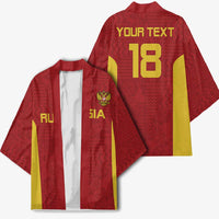 Custom Russia Football Kimono Nashi Parni Khokhloma Style - Red - Wonder Print Shop