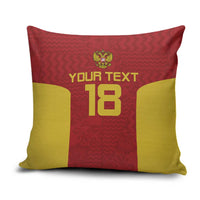 Custom Russia Football Pillow Cover Nashi Parni Khokhloma Style - Red - Wonder Print Shop