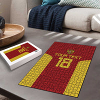 Custom Russia Football Puzzle Nashi Parni Khokhloma Style - Red - Wonder Print Shop