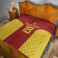 Custom Russia Football Quilt Nashi Parni Khokhloma Style - Red - Wonder Print Shop