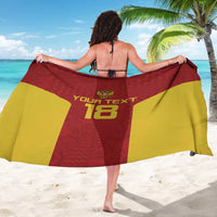 Custom Russia Football Sarong Nashi Parni Khokhloma Style - Red - Wonder Print Shop