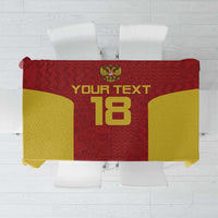 Custom Russia Football Tablecloth Nashi Parni Khokhloma Style - Red - Wonder Print Shop