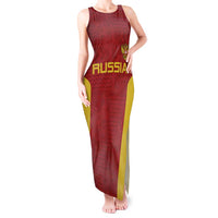 Custom Russia Football Tank Maxi Dress Nashi Parni Khokhloma Style - Red - Wonder Print Shop