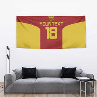 Custom Russia Football Tapestry Nashi Parni Khokhloma Style - Red - Wonder Print Shop