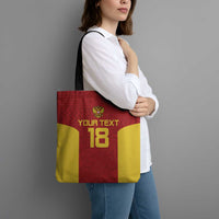 Custom Russia Football Tote Bag Nashi Parni Khokhloma Style - Red - Wonder Print Shop