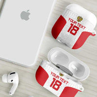 Custom Russia Football AirPods Case Nashi Parni Khokhloma Style - White - Wonder Print Shop