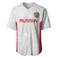Custom Russia Football Baseball Jersey Nashi Parni Khokhloma Style - White - Wonder Print Shop