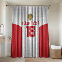 Custom Russia Football Bathroom Set Nashi Parni Khokhloma Style - White - Wonder Print Shop