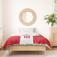 Custom Russia Football Bedding Set Nashi Parni Khokhloma Style - White - Wonder Print Shop