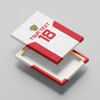 Custom Russia Football Canvas Wall Art Nashi Parni Khokhloma Style - White - Wonder Print Shop