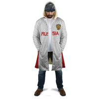 Custom Russia Football Cloak Nashi Parni Khokhloma Style - White - Wonder Print Shop