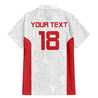 Custom Russia Football Family Matching Mermaid Dress and Hawaiian Shirt Nashi Parni Khokhloma Style - White - Wonder Print Shop