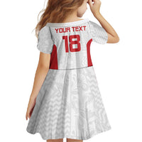 Custom Russia Football Family Matching Summer Maxi Dress and Hawaiian Shirt Nashi Parni Khokhloma Style - White - Wonder Print Shop