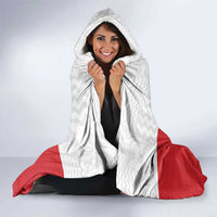 Custom Russia Football Hooded Blanket Nashi Parni Khokhloma Style - White - Wonder Print Shop