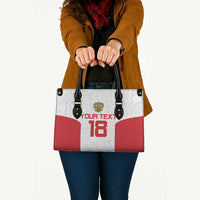 Custom Russia Football Leather Bag Nashi Parni Khokhloma Style - White - Wonder Print Shop
