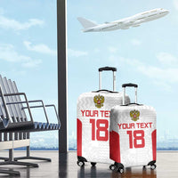 Custom Russia Football Luggage Cover Nashi Parni Khokhloma Style - White - Wonder Print Shop