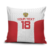 Custom Russia Football Pillow Cover Nashi Parni Khokhloma Style - White - Wonder Print Shop