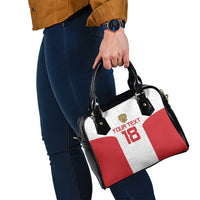 Custom Russia Football Shoulder Handbag Nashi Parni Khokhloma Style - White - Wonder Print Shop