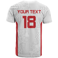 Custom Russia Football T Shirt Nashi Parni Khokhloma Style - White - Wonder Print Shop