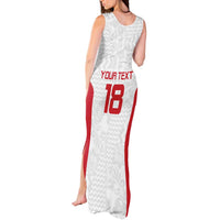 Custom Russia Football Tank Maxi Dress Nashi Parni Khokhloma Style - White - Wonder Print Shop