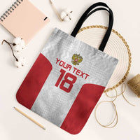 Custom Russia Football Tote Bag Nashi Parni Khokhloma Style - White - Wonder Print Shop