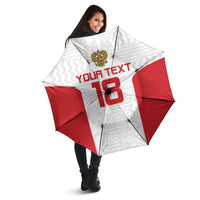 Custom Russia Football Umbrella Nashi Parni Khokhloma Style - White - Wonder Print Shop