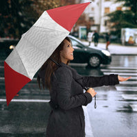 Custom Russia Football Umbrella Nashi Parni Khokhloma Style - White - Wonder Print Shop