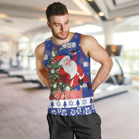 Honduras Santa Claus Christmas Men Tank Top Christmas Tree With Flag Background - Wonder Print Shop