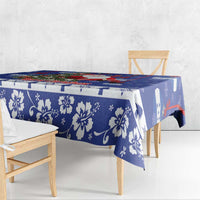 Honduras Santa Claus Christmas Tablecloth Christmas Tree With Flag Background - Wonder Print Shop