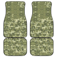 Ukraine Military Vyshyvanka Pattern Car Mats Tryzub Emblem Tactical Style - Wonder Print Shop