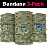 Ukraine Military Vyshyvanka Pattern Neck Gaiter Tryzub Emblem Tactical Style - Wonder Print Shop
