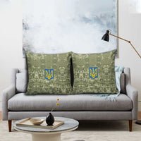 Ukraine Military Vyshyvanka Pattern Pillow Cover Tryzub Emblem Tactical Style - Wonder Print Shop