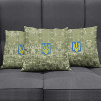 Ukraine Military Vyshyvanka Pattern Pillow Cover Tryzub Emblem Tactical Style - Wonder Print Shop