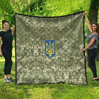 Ukraine Military Vyshyvanka Pattern Quilt Tryzub Emblem Tactical Style - Wonder Print Shop